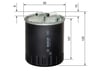 BOSCH 1 457 434 437 Yakıt Filtresi 05174056AA uygun fiyat hızlı kargo