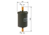 BOSCH 0 986 4B2 017 Yakıt Filtresi 0003414V002 uygun fiyat hızlı kargo