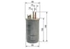 BOSCH 0 450 906 376 Yakıt Filtresi 1116546 uygun fiyat hızlı kargo