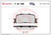 BREMBO P83088 Fren Balatası 0446606010 uygun fiyat hızlı kargo