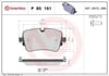 BREMBO P 85 161 Fren Balatası 4M0698451F uygun fiyat hızlı kargo