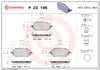 BREMBO P23198 Fren Balatası 77368941 uygun fiyat hızlı kargo