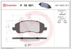 BREMBO P18001 Fren Balatası 05191231AA uygun fiyat hızlı kargo