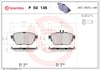 BREMBO P50136 Fren Balatası 0004206000 uygun fiyat hızlı kargo