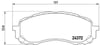 BREMBO P78015 Fren Balatası 26296AE150 uygun fiyat hızlı kargo