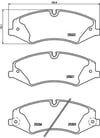 BREMBO P 44 022 Fren Balatası 614123463 uygun fiyat hızlı kargo