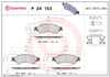 BREMBO P 24 153 Fren Balatası 1723410 uygun fiyat hızlı kargo