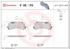 BREMBO P 85 170 Fren Balatası 4M0698151K uygun fiyat hızlı kargo