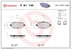BREMBO P61140 Fren Balatası 1643574280 uygun fiyat hızlı kargo