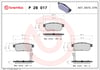 BREMBO P28017 Fren Balatası 06022SP8000 uygun fiyat hızlı kargo