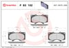 BREMBO P 83 102 Fren Balatası 0446504090 uygun fiyat hızlı kargo
