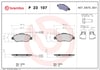 BREMBO P 23 107 Fren Balatası 0000071773151 uygun fiyat hızlı kargo