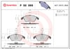 BREMBO P 50 069 Fren Balatası 0004200105 uygun fiyat hızlı kargo