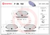 BREMBO P85182 Fren Balatası 5WA698151A uygun fiyat hızlı kargo