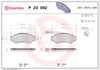 BREMBO P 23 092 Fren Balatası 425244 uygun fiyat hızlı kargo
