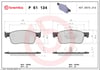 BREMBO P61134 Fren Balatası 155253709 uygun fiyat hızlı kargo