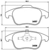 BREMBO P61086 Fren Balatası 1647862580 uygun fiyat hızlı kargo