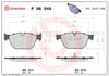 BREMBO P06049 Fren Balatası 2475040 uygun fiyat hızlı kargo