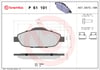 BREMBO P61101X Fren Balatası 1609253080 uygun fiyat hızlı kargo