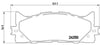 BREMBO P83117 Fren Balatası 0446506070 uygun fiyat hızlı kargo