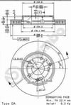 BREMBO 09 8411 11 Fren Diski 2034210312 uygun fiyat hızlı kargo