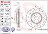 BREMBO 09A8201X Fren Diski 8K0615301 uygun fiyat hızlı kargo