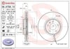 BREMBO 09 A758 11 Fren Diski 8K0615301A uygun fiyat hızlı kargo