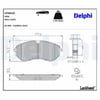 DELPHI LP3610 Fren Balatası 2N0698151B uygun fiyat hızlı kargo