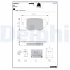 DELPHI LP5057EV Fren Balatası 1673597480 uygun fiyat hızlı kargo