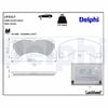 DELPHI LP3217 Fren Balatası 7P0698151C uygun fiyat hızlı kargo