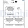 DELPHI LP3622 Fren Balatası 0004203805 uygun fiyat hızlı kargo