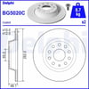 DELPHI BG5020C Fren Diski 1K0615601AD uygun fiyat hızlı kargo