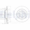 DELPHI BG3956C Fren Diski 4F0615601E uygun fiyat hızlı kargo