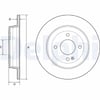 DELPHI BG4564 Fren Diski 58411 0U300 uygun fiyat hızlı kargo