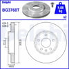DELPHI BG3768T Fren Diski 40206 00QAE uygun fiyat hızlı kargo