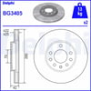 DELPHI BG3405 Fren Diski 569060 uygun fiyat hızlı kargo