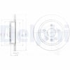 DELPHI BG4188 Fren Diski 13501302 uygun fiyat hızlı kargo