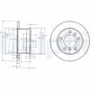 DELPHI BG3237 Fren Diski 2D0615601A uygun fiyat hızlı kargo