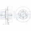 DELPHI BG2753C Fren Diski 8E0615601P uygun fiyat hızlı kargo