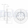 DELPHI BG9692 Fren Diski 4403038 uygun fiyat hızlı kargo