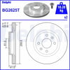 DELPHI BG2625T Fren Diski 40206 00QAA uygun fiyat hızlı kargo