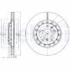 DELPHI BG3958 Fren Diski 3D0615601D uygun fiyat hızlı kargo