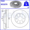 DELPHI BG2278 Fren Diski 569031 uygun fiyat hızlı kargo