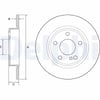 DELPHI BG4555C Fren Diski 2464230012 uygun fiyat hızlı kargo