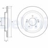 DELPHI BG4932C Fren Diski 58411D3700 uygun fiyat hızlı kargo