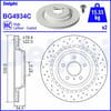 DELPHI BG4934C Fren Diski 1664230412 uygun fiyat hızlı kargo