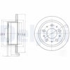 DELPHI BG4062 Fren Diski 1607880680 uygun fiyat hızlı kargo