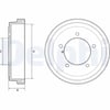DELPHI BF531 Fren Kampanası 43511 65D10 uygun fiyat hızlı kargo