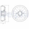 DELPHI BFR576 Fren Kampanası 424750 uygun fiyat hızlı kargo