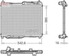 DENSO DRM10123 Su Radyatörü 2088142 uygun fiyat hızlı kargo